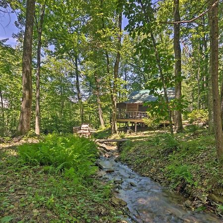 Creekside Cabin With Deck In Pisgah Forest! Barnardsville Exterior photo