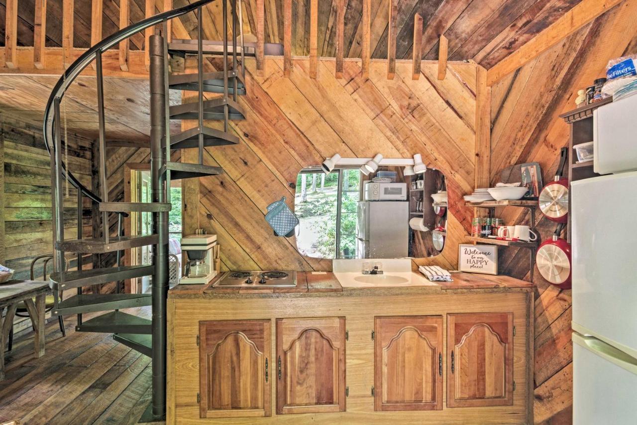 Creekside Cabin With Deck In Pisgah Forest! Barnardsville Exterior photo