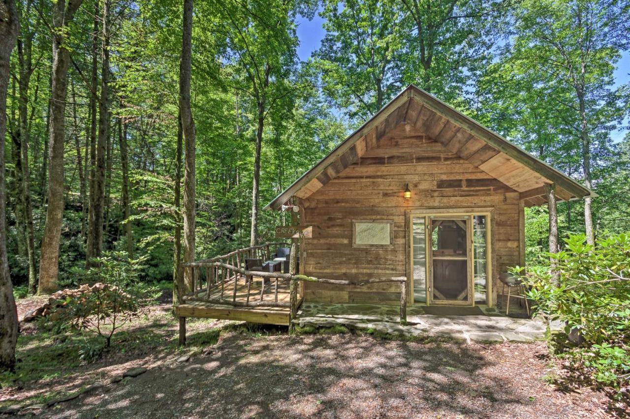 Creekside Cabin With Deck In Pisgah Forest! Barnardsville Exterior photo